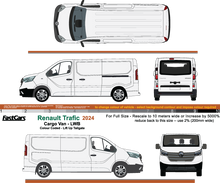 Load image into Gallery viewer, Renault Trafic 2024  LWB  Colour Coded  - Barn Door Rear
