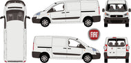 Fiat Scudo 2015 to 2017 -- Long Body Low Roof
