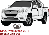 GWM Great Wall 2018 to 2020 -- Steed - Double Cab ute