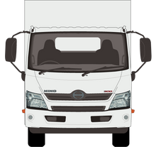 Load image into Gallery viewer, Hino 300 2018 to Current -- Single Cab - Box Rear
