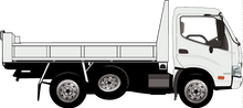 Load image into Gallery viewer, Hino 300 2018 to Current -- Single Cab - Tipper
