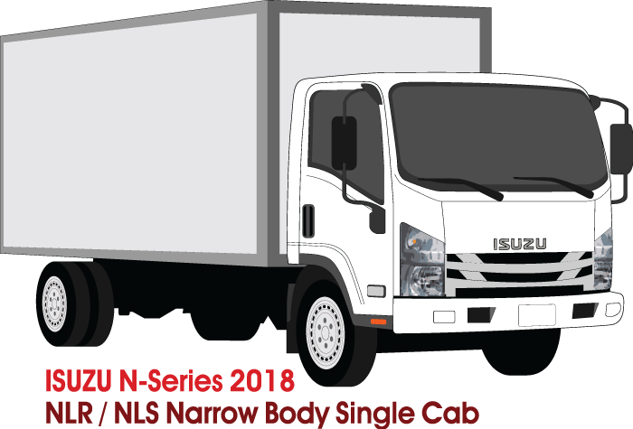 Isuzu N-Series 2018 to Current -- Single Cab   NLR/NLS Narrow Body