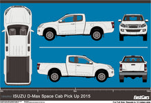 Load image into Gallery viewer, Isuzu D-Max 2015 to 2017 -- Space Cab Pickup Ute
