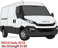 Iveco Daily 2018 to 2021 -- SWB 35s -- overall length 5128