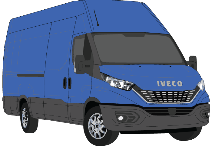 Iveco Daily 2021 to Current -- Long Wheel Base - High Roof