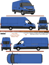 Load image into Gallery viewer, Iveco Daily 2021 to Current -- Long Wheel Base - Medium Roof
