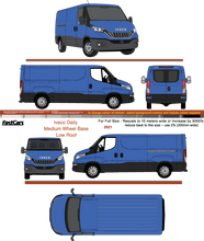 Load image into Gallery viewer, Iveco Daily 2021 to Current -- Medium Wheel Base - Low Roof
