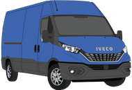 Iveco Daily 2021 to Current -- Medium Wheel Base (Long-body) -- Medium Roof