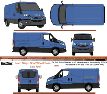 Load image into Gallery viewer, Iveco Daily 2021 to Current -- Short Wheel Base  - Low Roof
