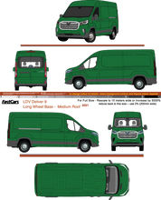 Load image into Gallery viewer, LDV Deliver9 2021 to Current -- Long Wheel Base - Medium Roof

