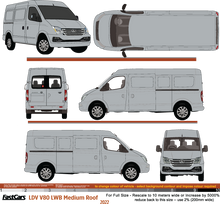 Load image into Gallery viewer, LDV V80 2022 to Current --Van LWB - Medium Roof
