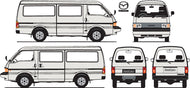 Mazda E2000 2000 to 2004 -- LWB Van