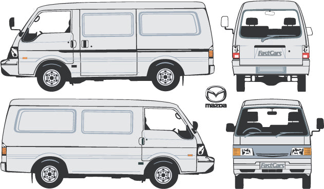 Mazda E2000 2004 to 2006 -- MWB Van
