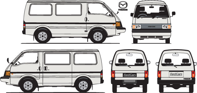 Mazda E2000 2000 to 2004 -- SWB Van