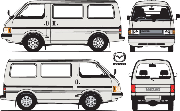 Mazda E2000 1996 to 2000 -- SWB Van