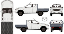 Load image into Gallery viewer, Mazda BT-50 2015 to 2017 -- Extra Cab Cab Chassis
