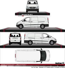 Load image into Gallery viewer, Mercedes Vito 2013 to 2017 -- LWB van
