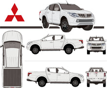 Load image into Gallery viewer, Mitsubishi Triton 2017 to 2020 -- Double Cab - Pickup ute
