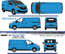 Load image into Gallery viewer, Renault Trafic 2021 to 2022 -- SWB Colour Coded Lift Up Tailgate
