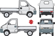 Suzuki Carry 2000 to 2005 -- Single Cab Chassis