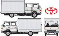 Toyota Dyna 1995 to 2003 -- Double Cab 300