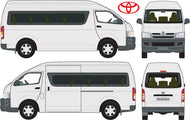 Toyota Commuter 2005 to 2013 -- Bus