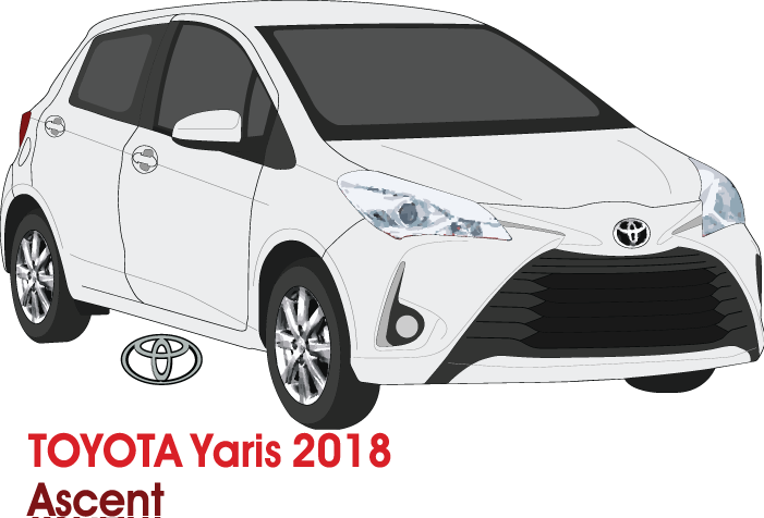 Toyota Yaris 2018 to 2020 -- 5 Door Ascent
