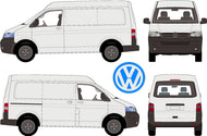 Volkswagen Transporter 2004 to 2015 -- SWB Van - Mid Roof