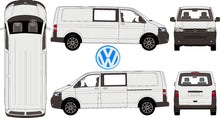 Load image into Gallery viewer, Volkswagen Transporter 2015 to 2017 -- Crewvan LWB -- Low Roof
