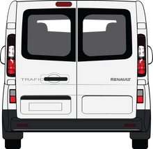 Load image into Gallery viewer, Renault Trafic 2024 SWB Colour Coded - Barn Door Rear
