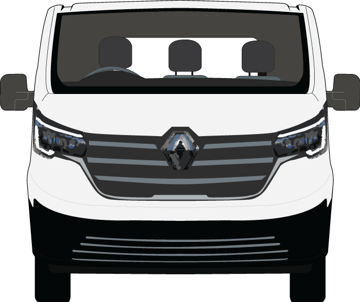 Renault Trafic 2024 SWB Colour Coded - LiftUp Tailgate
