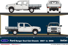 Load image into Gallery viewer, Ford Ranger 2007 to 2009 -- Double Cab  Cab Chassis
