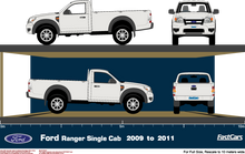 Load image into Gallery viewer, Ford Ranger 2009 to 2011 -- Single Cab  Pickup ute
