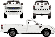 Load image into Gallery viewer, Ford Ranger 2015 to 2017 -- Single Cab  Pickup ute
