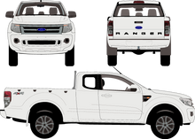 Load image into Gallery viewer, Ford Ranger 2015 to 2017 -- Super Cab  Pickup ute
