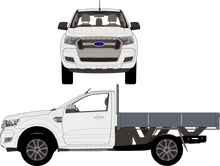 Load image into Gallery viewer, Ford Ranger 2017 to 2019 -- Single Cab  Cab Chassis
