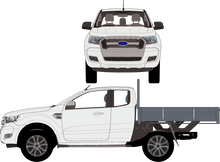 Load image into Gallery viewer, Ford Ranger 2017 to 2019 -- Super Cab Cab Chassis - Hi-Rider
