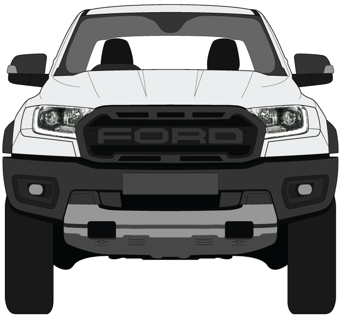 Printable Ford Ranger Raptor Ford Ranger 2019 to 2022 Raptor double cab – FastCars Vehicle Templates