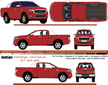Load image into Gallery viewer, Ford Ranger 2019 to 2022 -- Extra Cab (super cab) ute XLT

