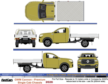 Load image into Gallery viewer, GWM Cannon 2026 - Premium - Single Cab Chassis
