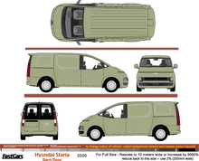 Load image into Gallery viewer, Hyundai Staria 2026 - Barn Doors
