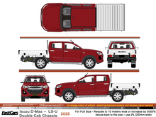 Load image into Gallery viewer, Isuzu D-Max 2026  -- LS-U  -- Double Cab Chassis

