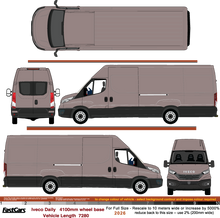 Load image into Gallery viewer, Iveco Daily 2026 - Wheel Base 4100mm Length 7280mm
