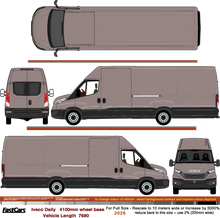 Load image into Gallery viewer, Iveco Daily 2026 - Wheel Base 4100mm Length 7680mm
