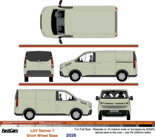Load image into Gallery viewer, LDV Deliver 7 2026 - Short Wheel Base
