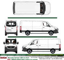 Load image into Gallery viewer, Mercedes Sprinter 2024 MWB Low Roof  -- Wheel Base  3665mm
