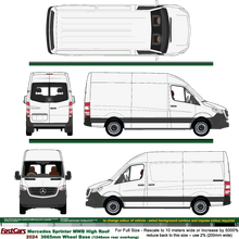 Load image into Gallery viewer, Mercedes Sprinter 2024 MWB High Roof -- wheel base 3665mm
