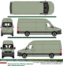 Load image into Gallery viewer, Mercedes Sprinter 2025 LWB  super High Roof
