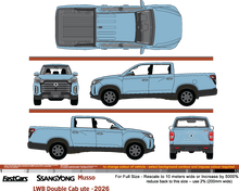 Load image into Gallery viewer, KGM SSangYong Musso 2026 LWB Double cab
