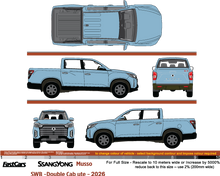 Load image into Gallery viewer, KGM SSangYong Musso 2026 SWB Double cab
